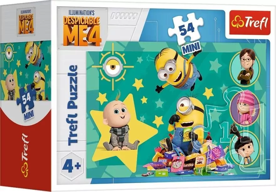 Puzzle 54 mini - Z Minionkami fajnie jest! 1 TREFL - tantis.pl
