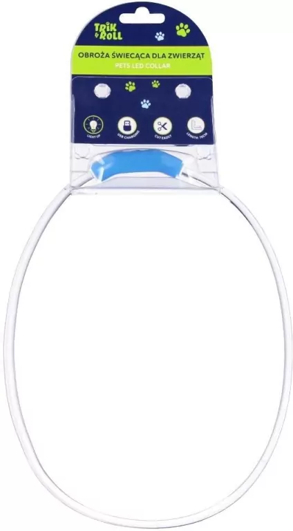 Obroża świecąca LED USD 55cm - tantis.pl