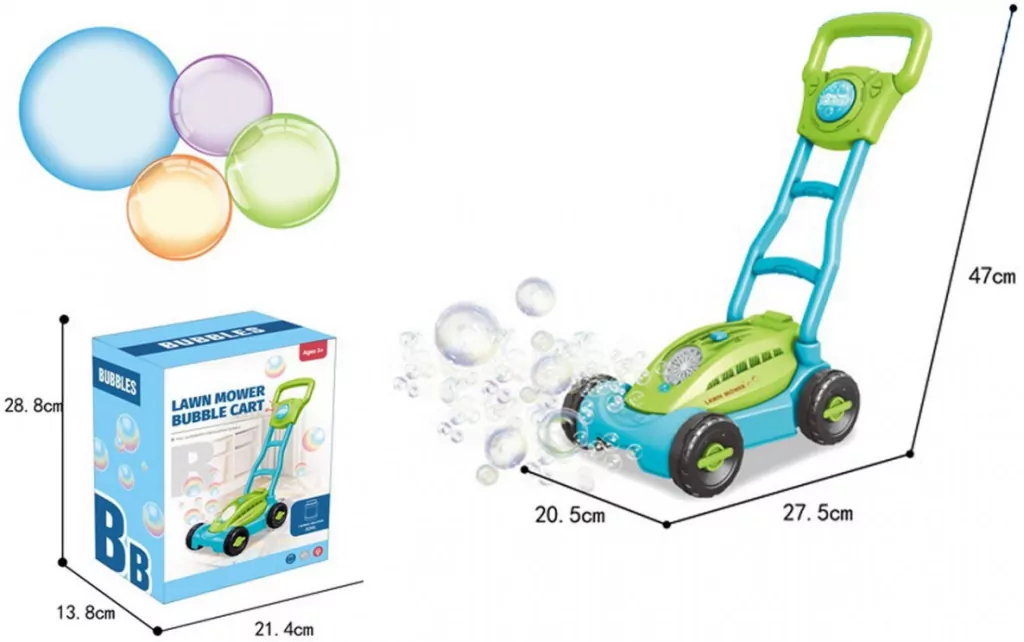 Kosiarka na bańki niebieska - tantis.pl