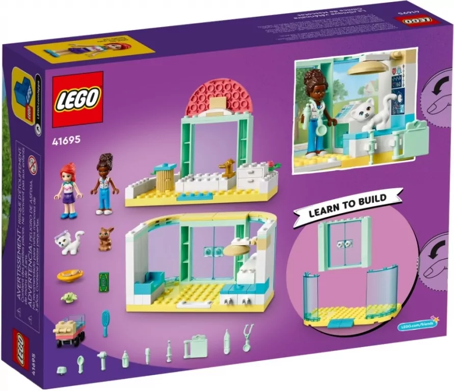 LEGO® Friends. Klinika dla zwierzątek. 41695 - tantis.pl