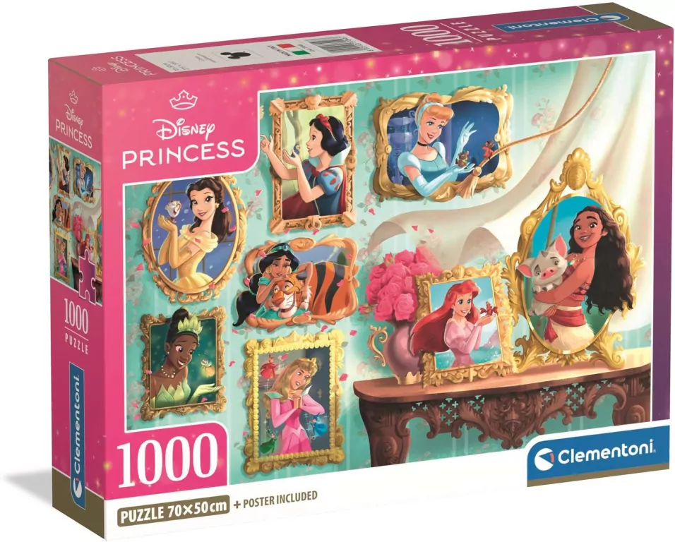 Puzzle 1000 COMPACT Disney Princess - tantis.pl