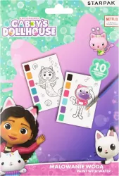 Malowanie wodą Koci Domek Gabi