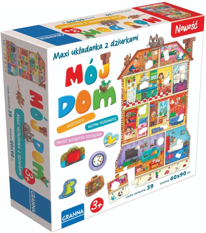 Maxi Układanka  Mój Dom - tantis.pl