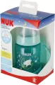 NUK. First Choice. Butelka z uchwytem 150ml. 6-18 miesięcy. Turkusowa- Koala - tantis.pl