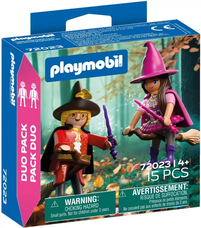 Playmobil DuoPack Czarownica i czarodziej 72023 - tantis.pl