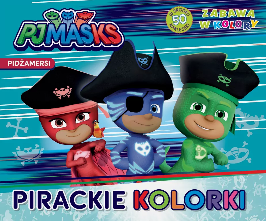 Pirackie kolorki. Zabawa w kolory cz. 1 Pidżamersi - tantis.pl