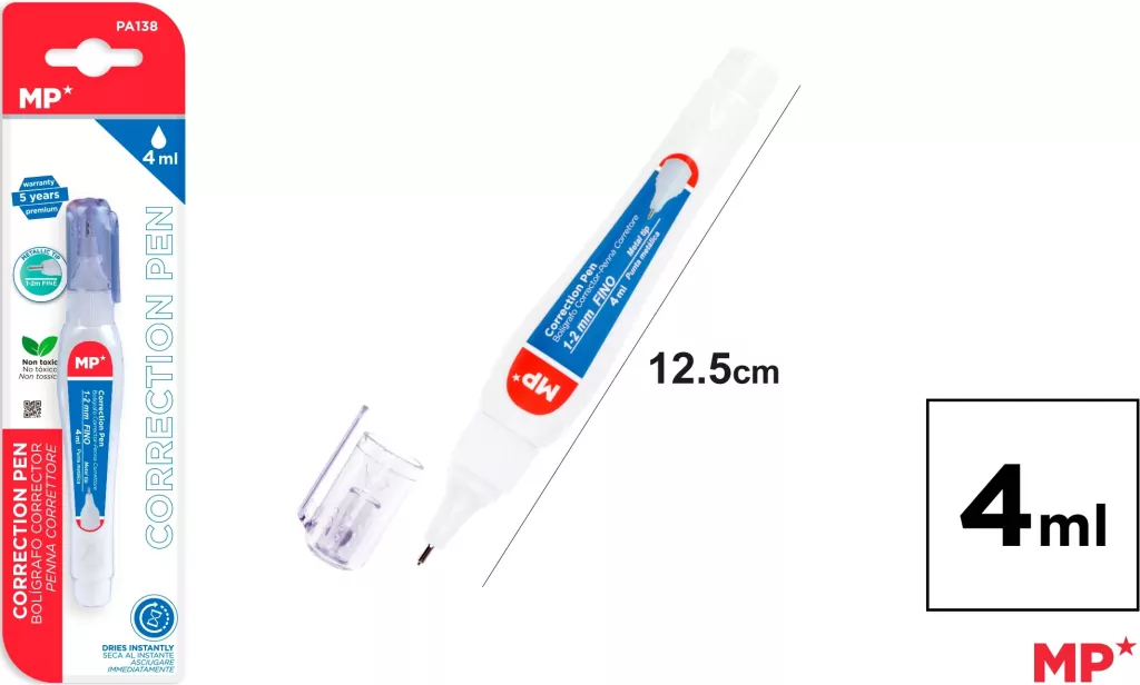 Korektor w długopisie 4ml - tantis.pl