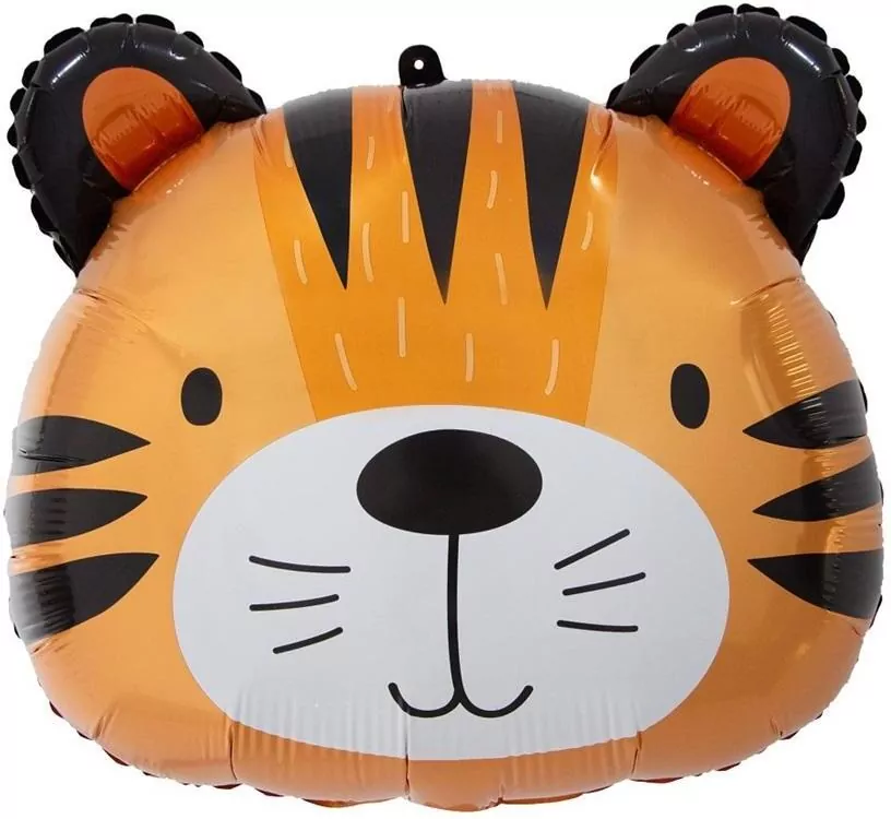 Balon foliowy. Tygrys 41x36cm - tantis.pl