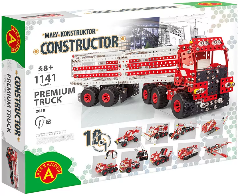 Mały Konstruktor 10w1 - Premium Truck 8+ - tantis.pl