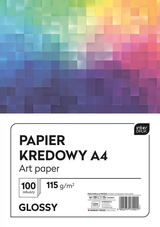 Papier kredowany błysk A4, 100 sztuk - tantis.pl