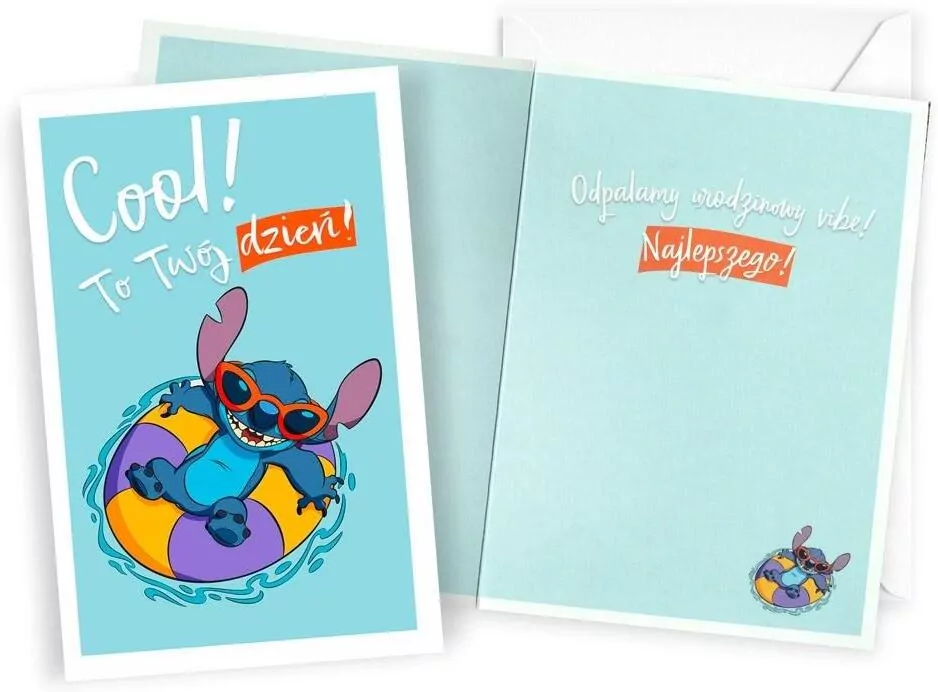 Karnet Urodziny Stitch - tantis.pl