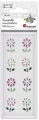 Kryształki samoprzylepne kwiaty 13x21mm mix 8szt - tantis.pl