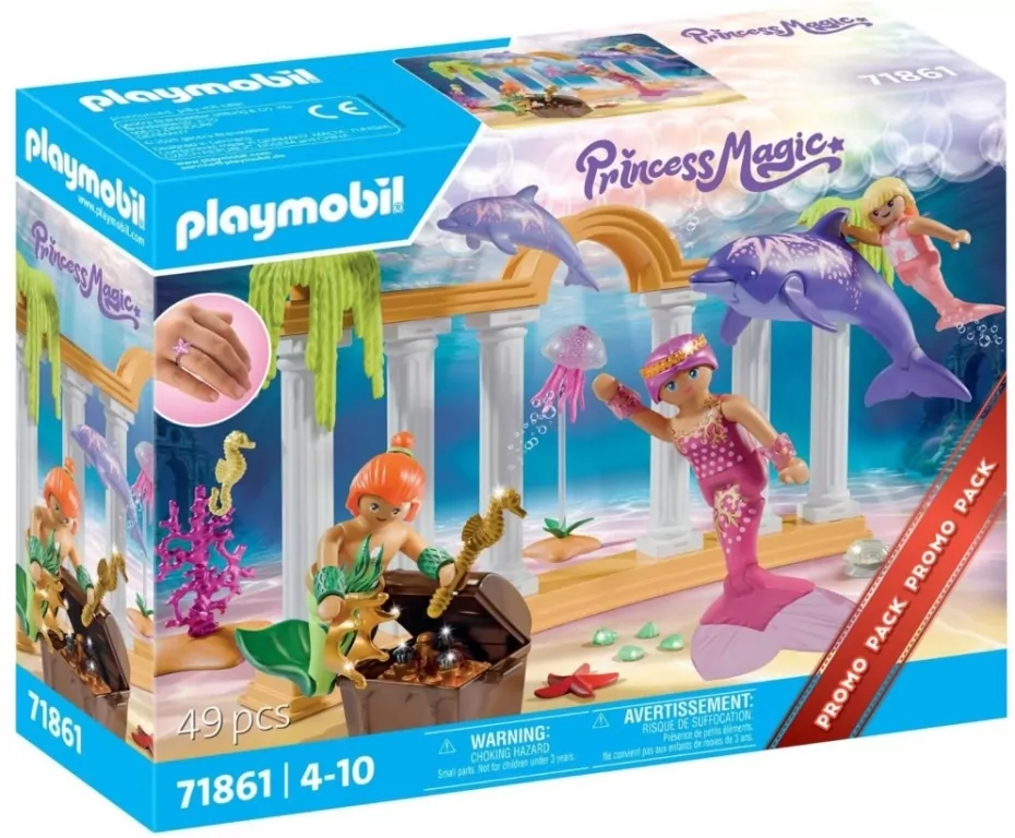 Playmobil Syrenki ze skarbem i delfinem 71861 - tantis.pl
