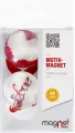 Magnes szklany Serce/Love Kopuła 3,5 cm - tantis.pl