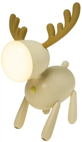 Lampka nocna LED jelonek beżowy - tantis.pl