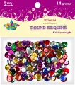 Cekiny okrągłe 9mm mix 14g - tantis.pl