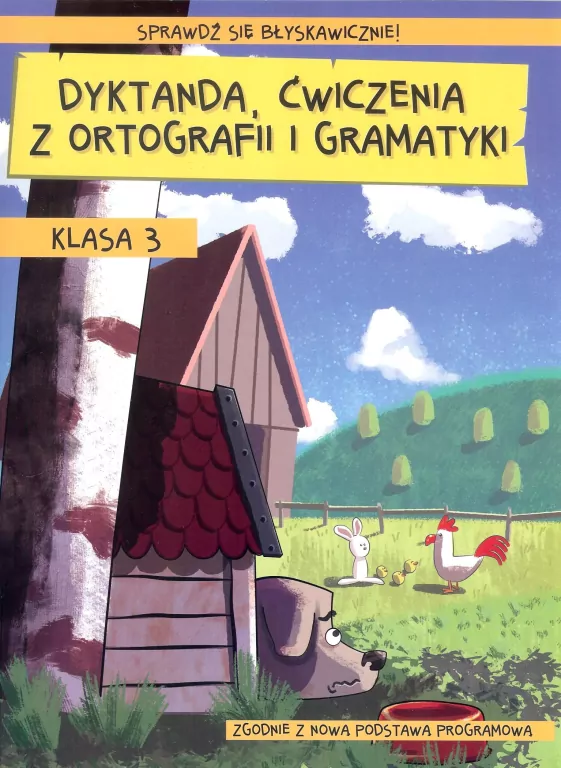 Dyktanda, ćwiczenia z ortografii i gramatyki. Klasa 3 - tantis.pl