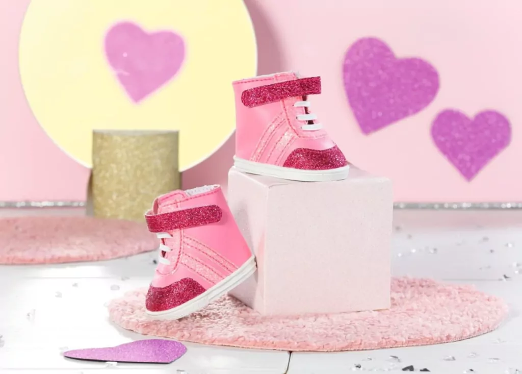 Sneakersy różowe. Baby born. 43cm - tantis.pl