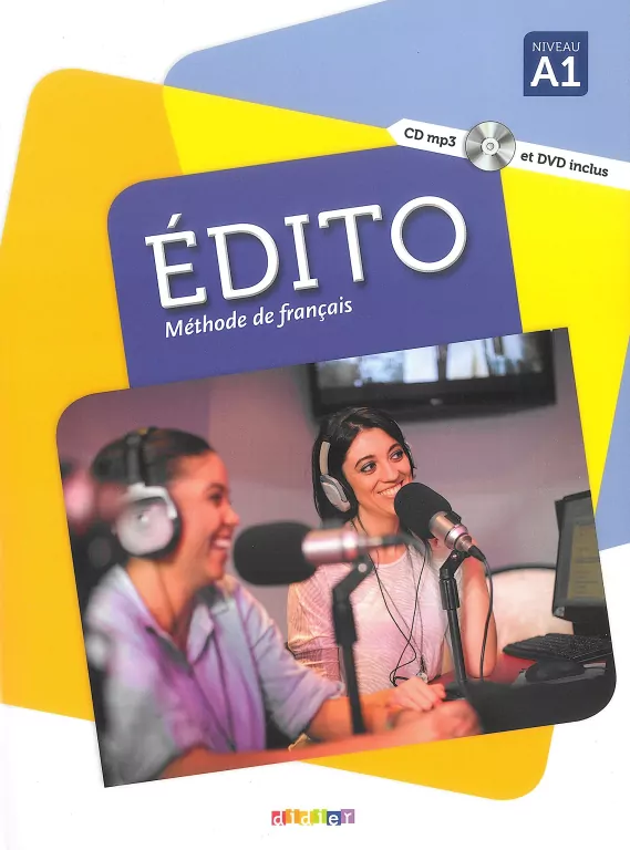 Edito A1. Methode de francais. Podręcznik + CD mp3 + DVD - tantis.pl
