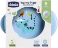 Talerz podgrzewany 6m+ niebieski - tantis.pl