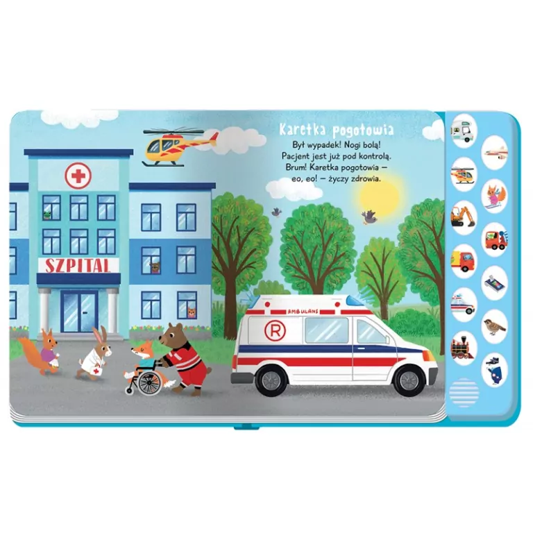 Słucham i poznaję. Pojazdy. Książeczka z dźwiękami - tantis.pl