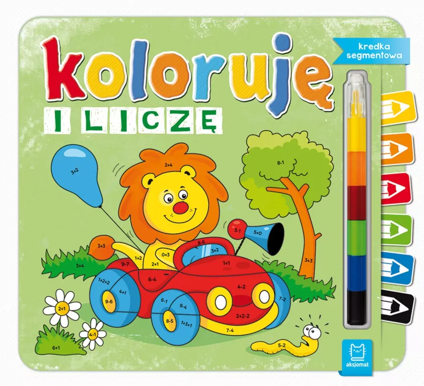 Koloruję i liczę. Kredka segmentowa - tantis.pl