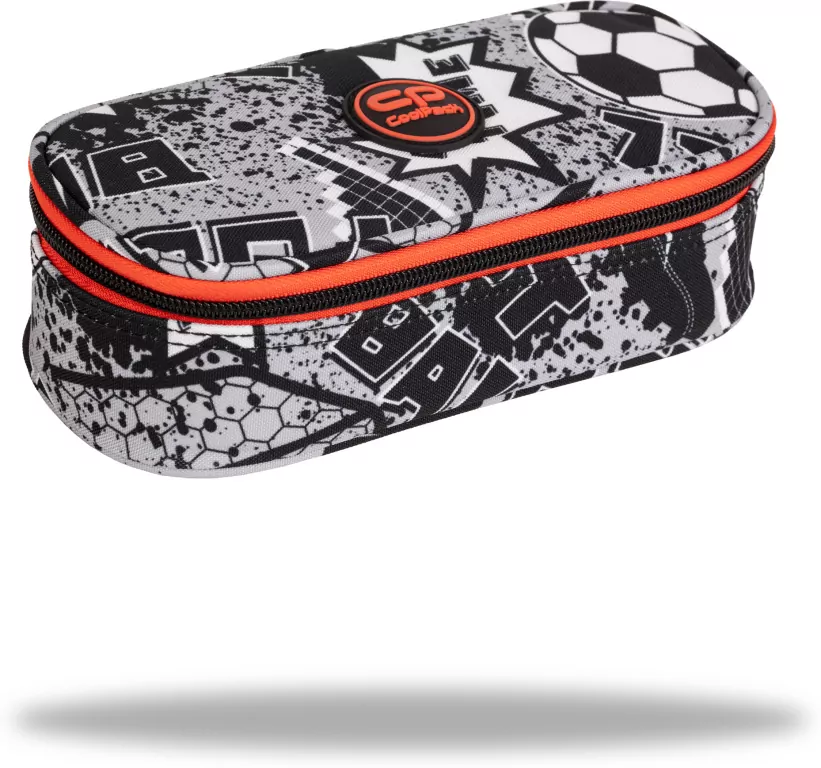Coolpack. Piórnik owalny campus, grey ball - tantis.pl