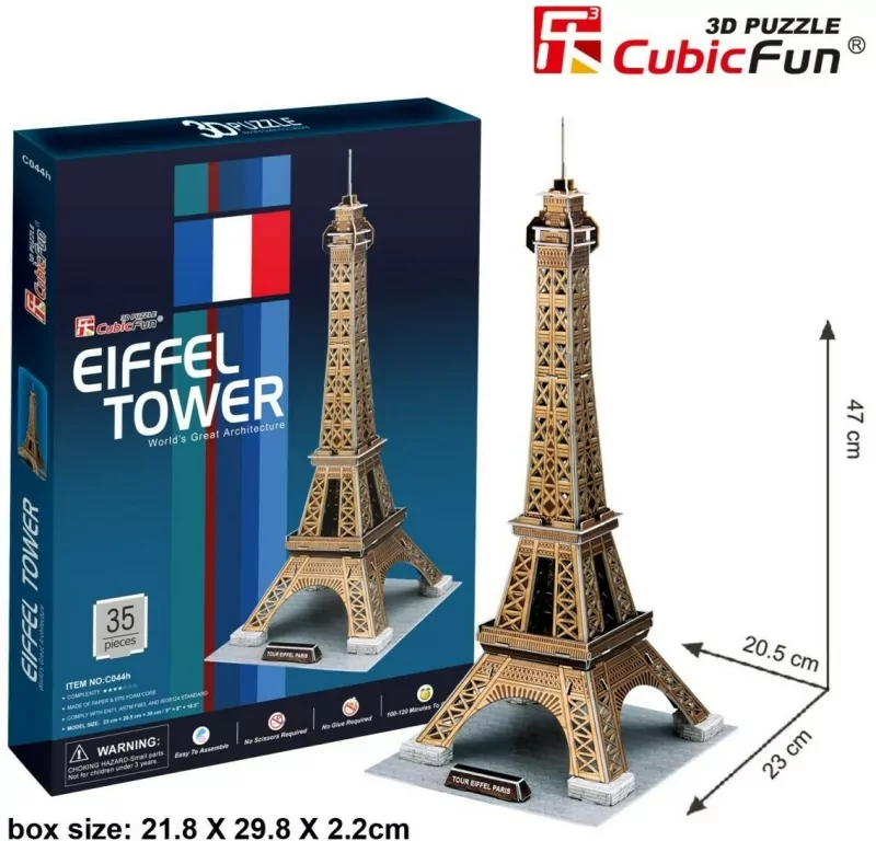 Puzzle 3D Wieża Eiffela - tantis.pl