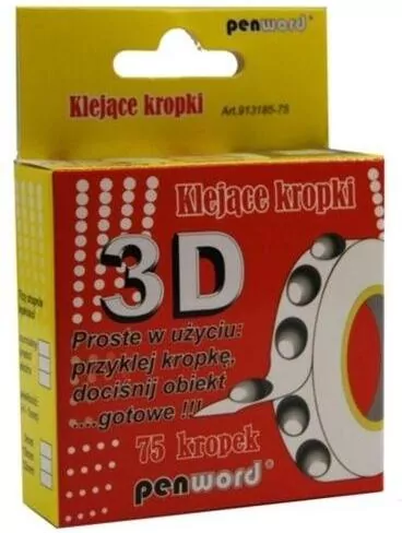 Klejące kropki 3D 75 kropek - tantis.pl