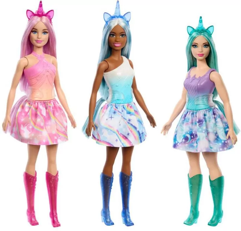 Mattel. Lalka Barbie Jednorożec - tantis.pl