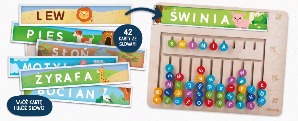 Montessori Słowne układanki - tantis.pl