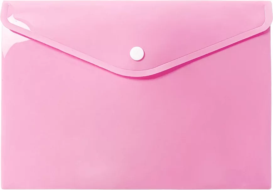 Teczka koperta A5 PP pastel różowa - tantis.pl