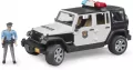 Bruder. Jeep Wrangler Unlimited Rubicon policyjny - tantis.pl