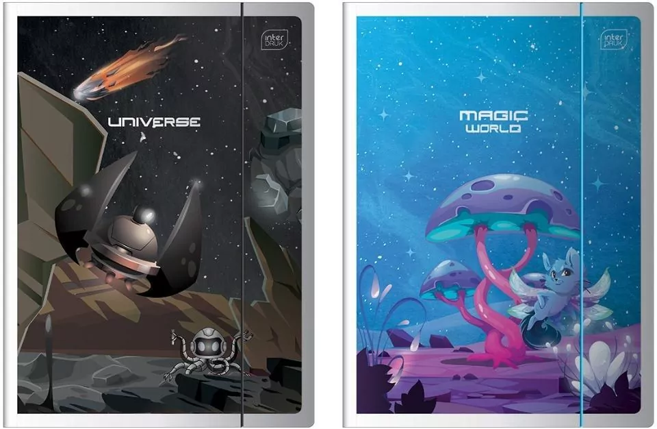 Teczka z gumką A4 Metallic Fantasy - tantis.pl
