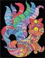 Kolorowanka welwetowa 47x35cm Kitsune Lis... - tantis.pl