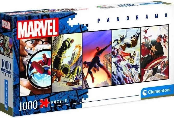 Puzzle 1000. Panorama. Marvel. 39611 - tantis.pl