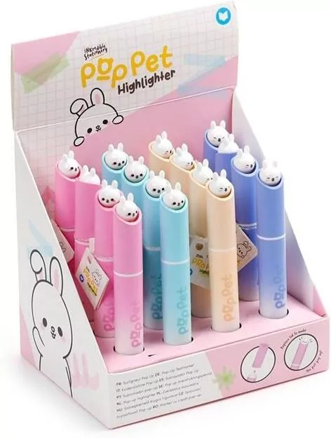 Zakreślacz Adoramals Pets Rabbit Pop Pet - tantis.pl