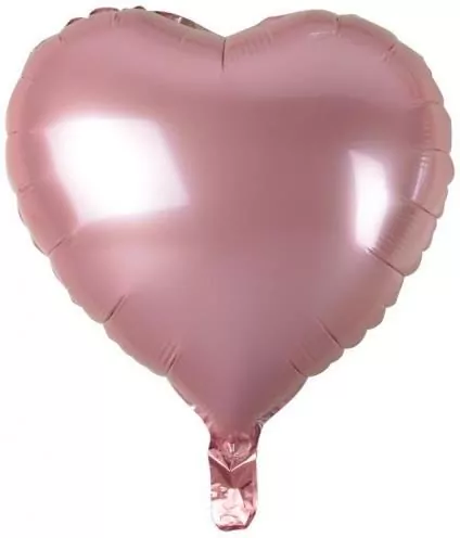 Balon foliowy serce jasnoróżowe 45cm - tantis.pl