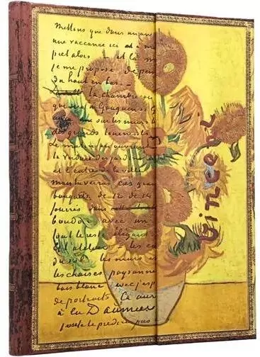 Notatnik linia Van Gogh Sunflower midi - tantis.pl