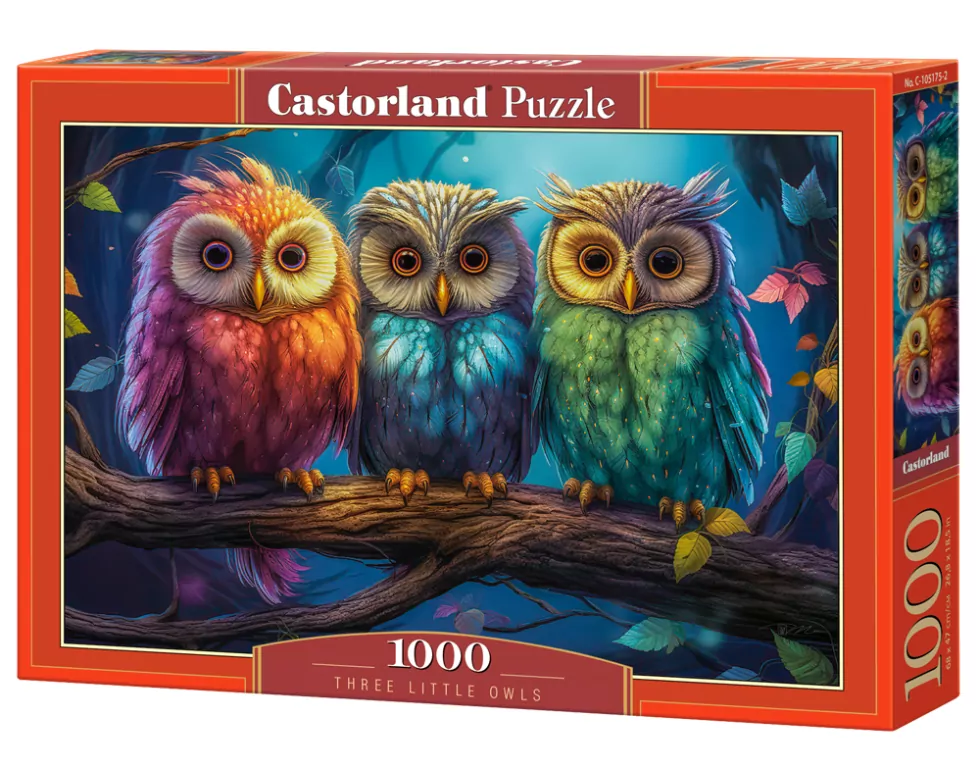 Three Little Owls. Puzzle 1000  elementów - tantis.pl