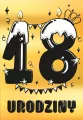Karnet A5 Urodziny Osiemnastka - Lukrowa - tantis.pl