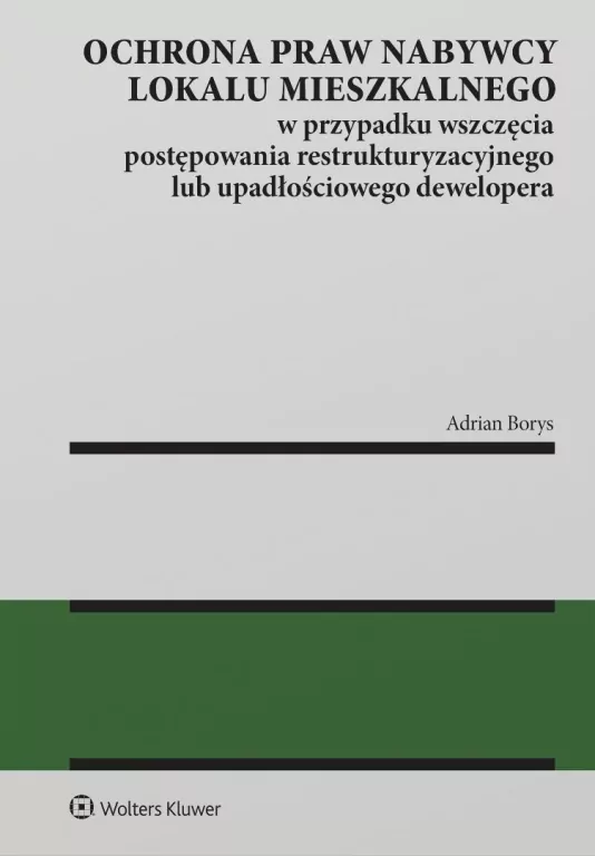 Ochrona praw nabywcy lokalu mieszkalnego... - tantis.pl