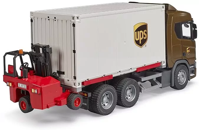 Scania Super 560R. Kontener UPS z wózkiem widłowym - tantis.pl