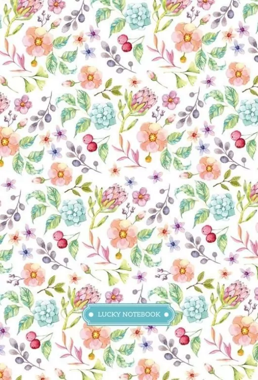 Notatnik ozdobny 143 x 210/96K kratka. Kwiaty - tantis.pl