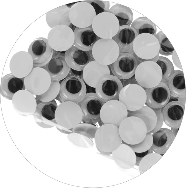 Oczy samoprzylepne 12mm - tantis.pl