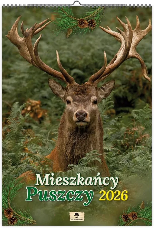 Kalendarz 2026 A3 ścienny mieszkańcy puszczy - tantis.pl