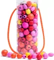 KORAL DO NAWLEK DREW MIX ORANGE 6X15 TUB - tantis.pl