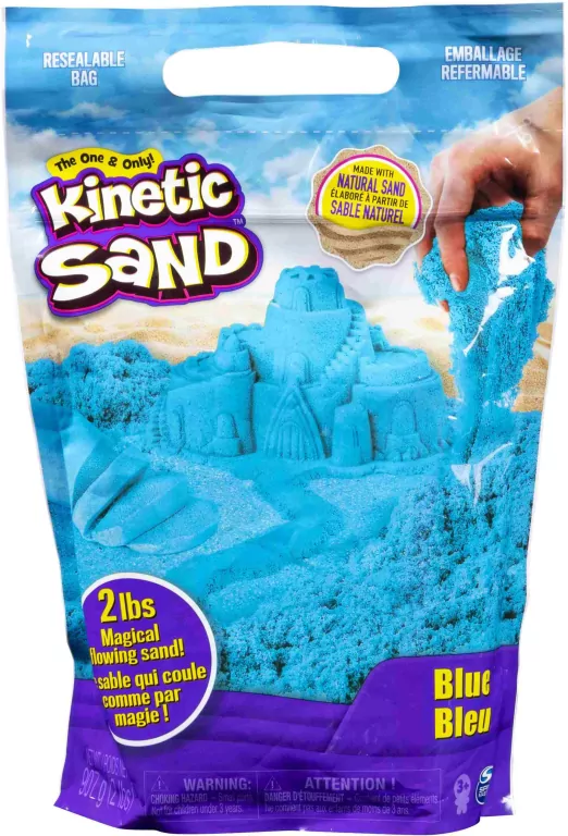 Kinetic Sand - Piasek niebieski 900g - tantis.pl