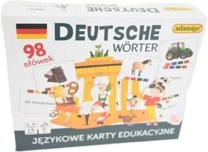 Deutsche Worter - językowe karty edukacyjne - tantis.pl