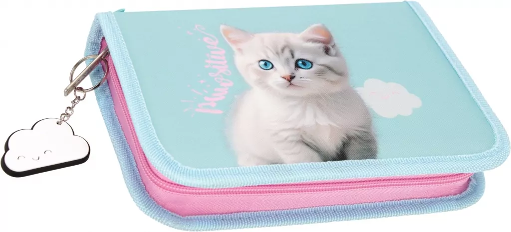 Piórnik 1zamek 2klapki bez wyposażenia Kitty - tantis.pl